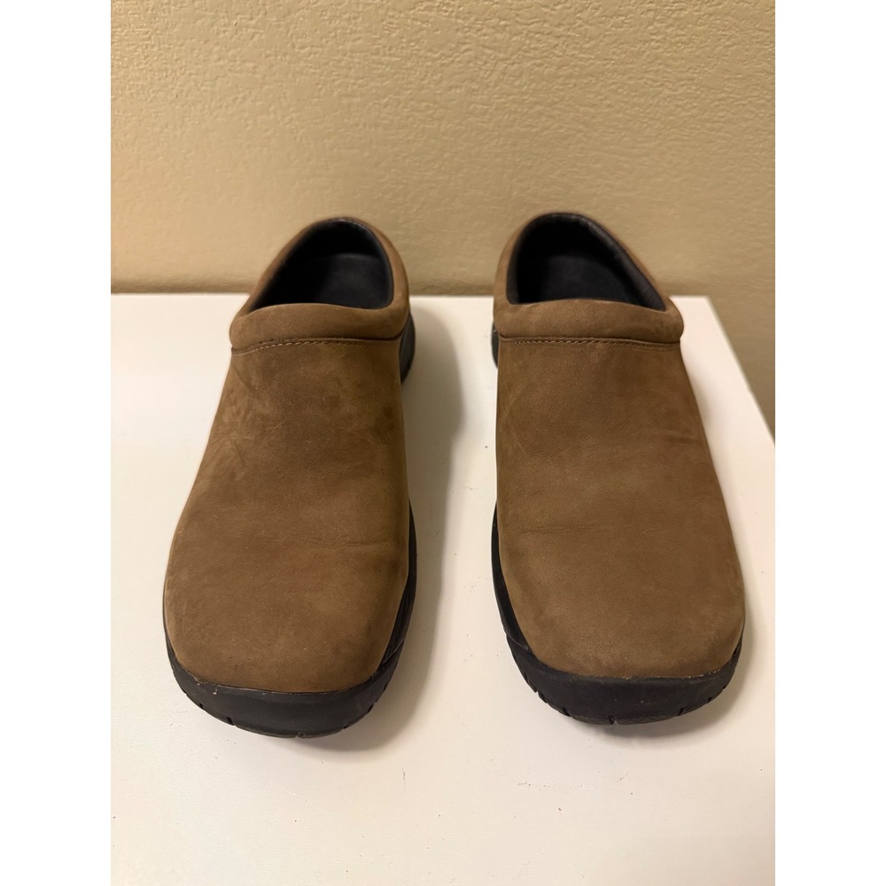Merrell Encore Q2 Brown Nubuck Leather Slip On Clogs Womens 8